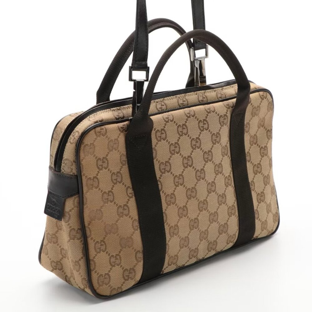 Gucci GG Canvas Convertible Top Handle Bag